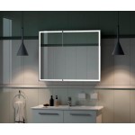 Зеркальный шкаф Континент Allure LED белый МВК044